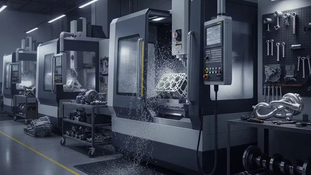 فرز CNC با کیفیت بالا برای قطعات خودرو