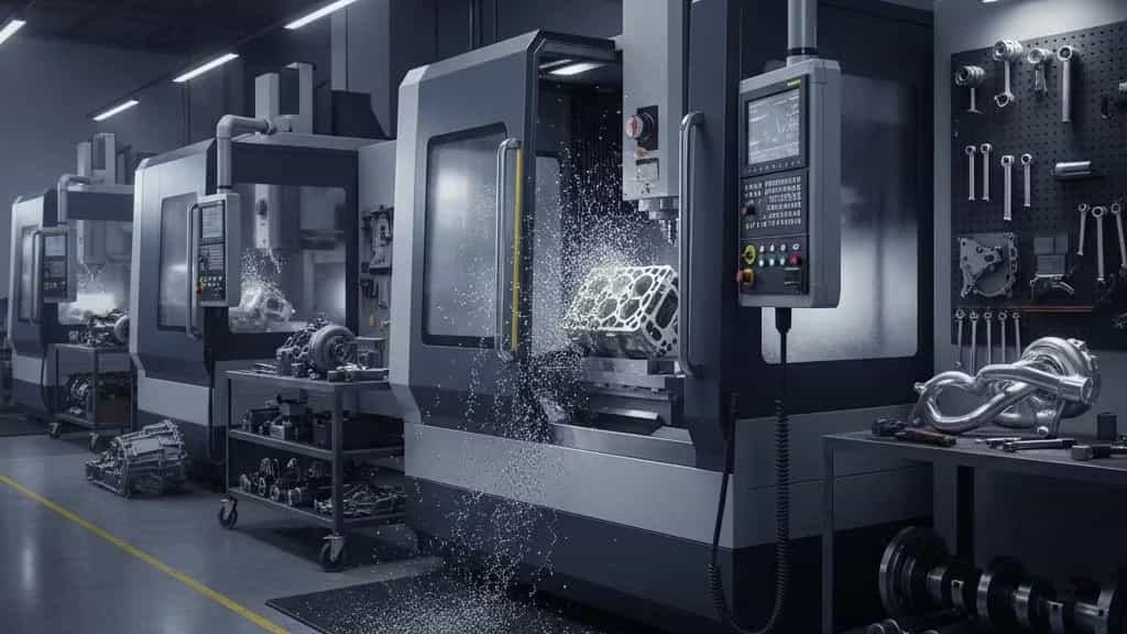 فرز CNC با کیفیت بالا برای قطعات خودرو